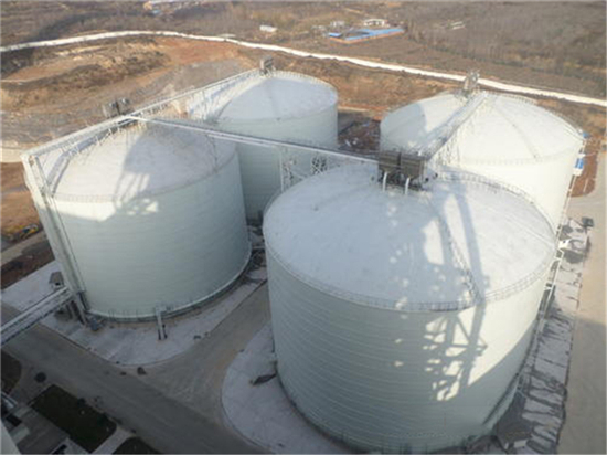 乌海5000吨立式粉煤灰储存罐